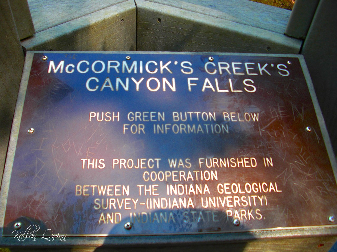 McCormicks Creek Sign
