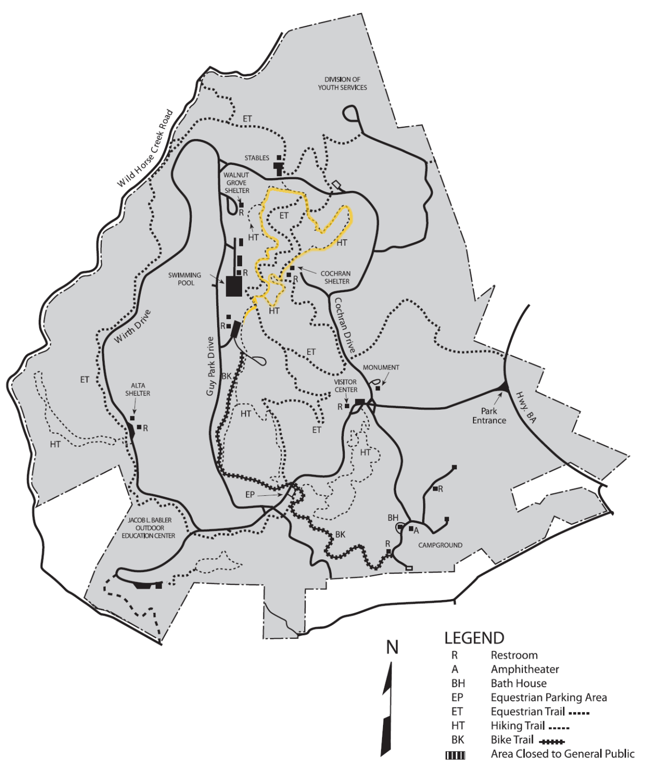 Babler State Park Map