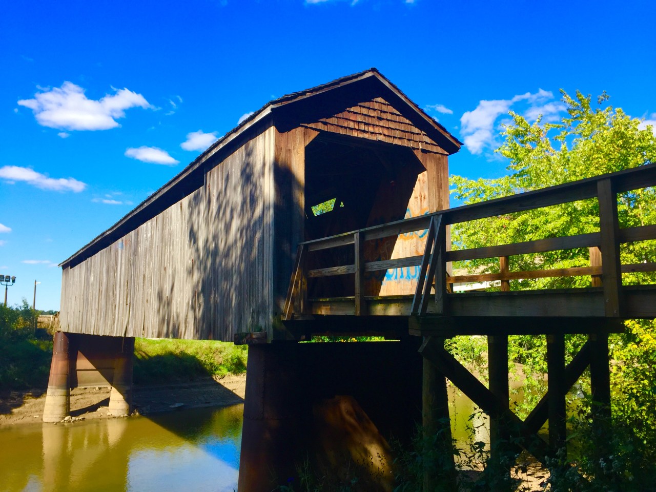 Thompson Mill Covered Bridge –&nbsp;Illinois