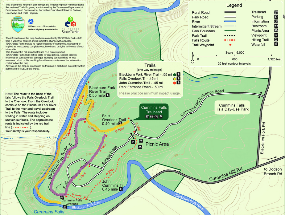 cummins-falls-trail-map