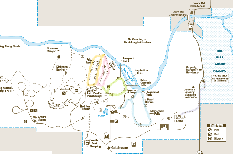 shades-state-park-map
